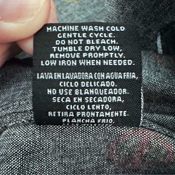 Marvel Deadpool Gray Short Sleeve Button Down Shirt All Over Print Men’s Large - Picture 7 of 7